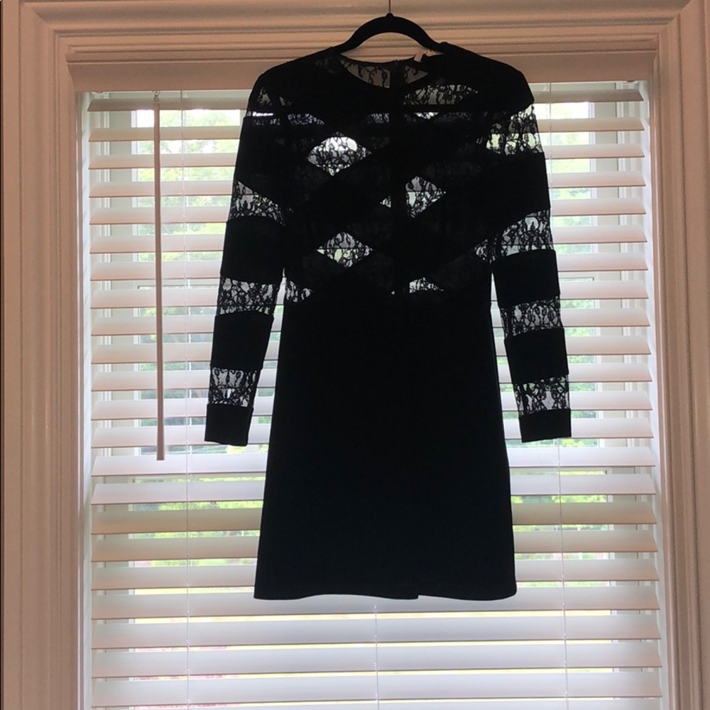 Sandro Paris Sheer Dress
